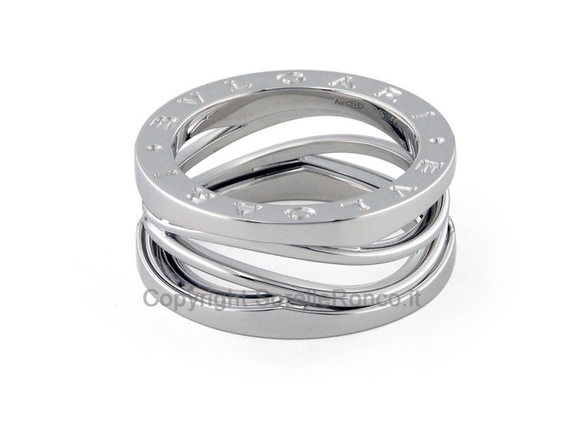 ANELLO BULGARI BZERO1 ZAHA HADID 3 FASCE