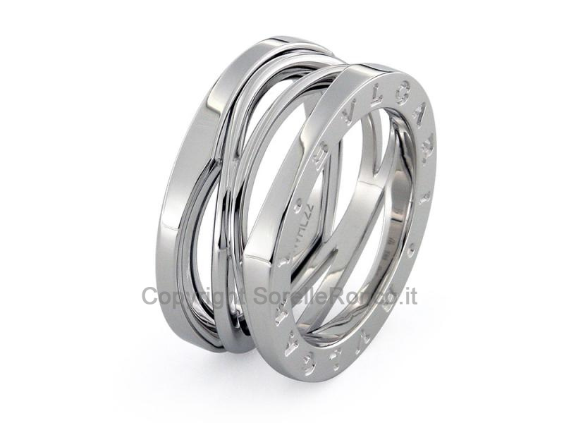 ANELLO BULGARI BZERO1 ZAHA HADID 3 FASCE