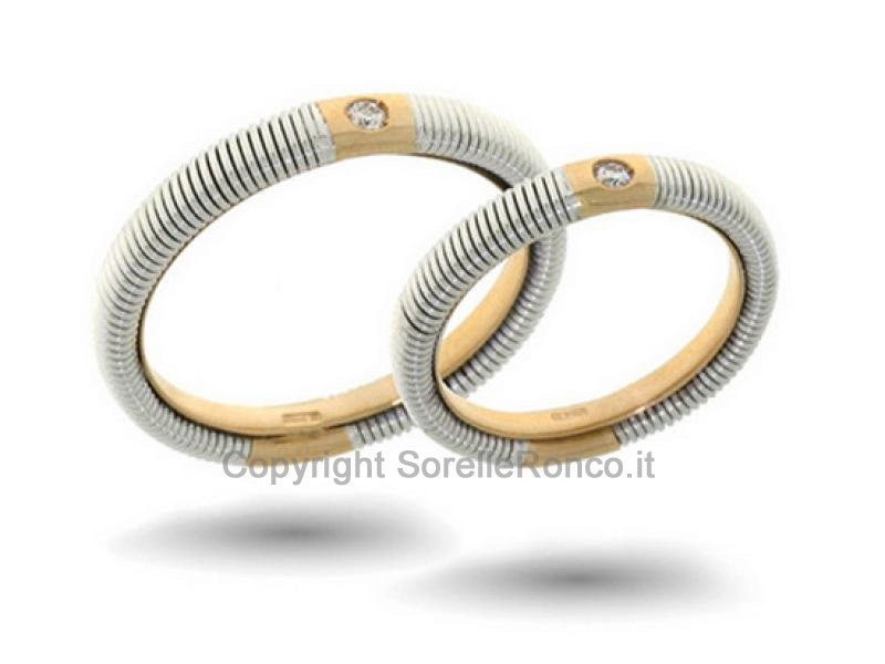FEDI ORO 18KT JUMP 3,5MM CON DIAMANTI