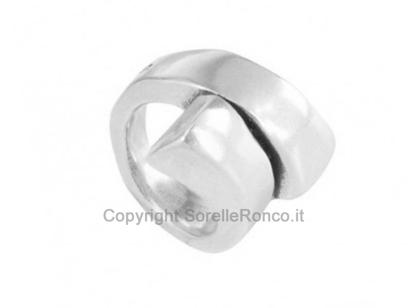 ANELLO UNODE50 RICITO DE PLATA UNISEX L