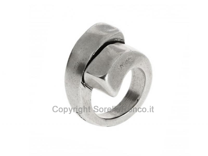 ANELLO UNODE50 RICITO DE PLATA UNISEX L