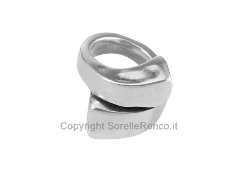 ANELLO UNODE50 RICITO DE PLATA UNISEX M