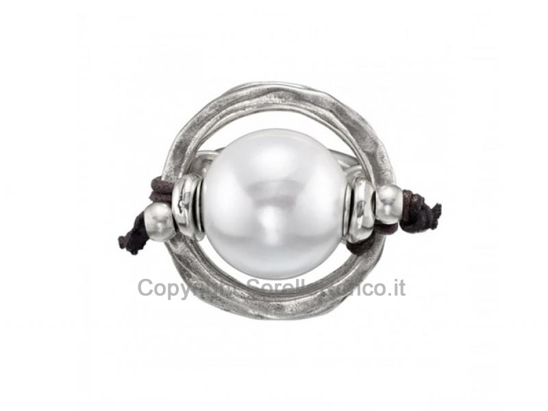 ANELLO UNO DE 50 DE PERLAS TAGLIA L