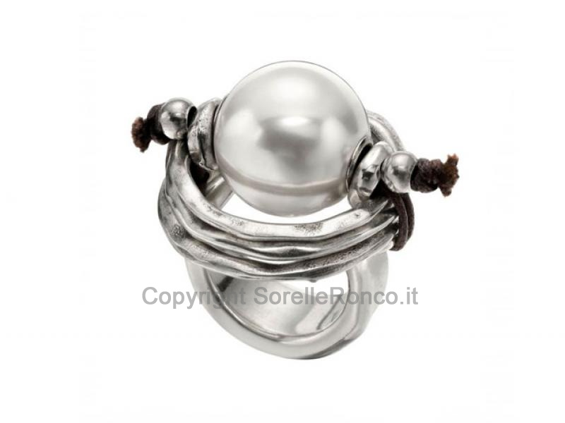 ANELLO UNO DE 50 DE PERLAS TAGLIA L