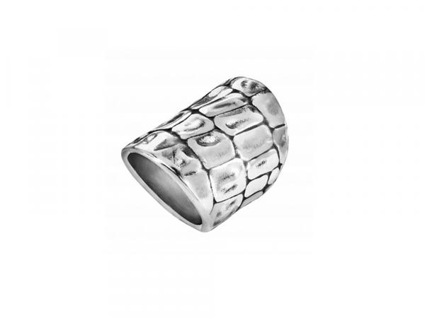 ANI0515MTL000XL - Anello Savage Skin UNOde50 Silver XL