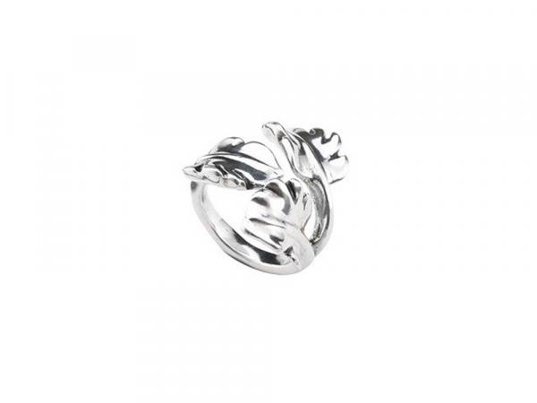 ANI0546MTL0000-M - Anello UNOde50 La Hoja M