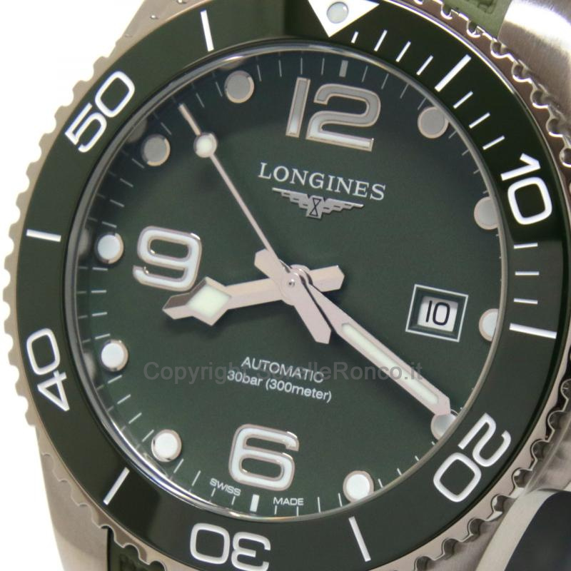 LONGINES HYDROCONQUEST VERDE 43MM GOMMA