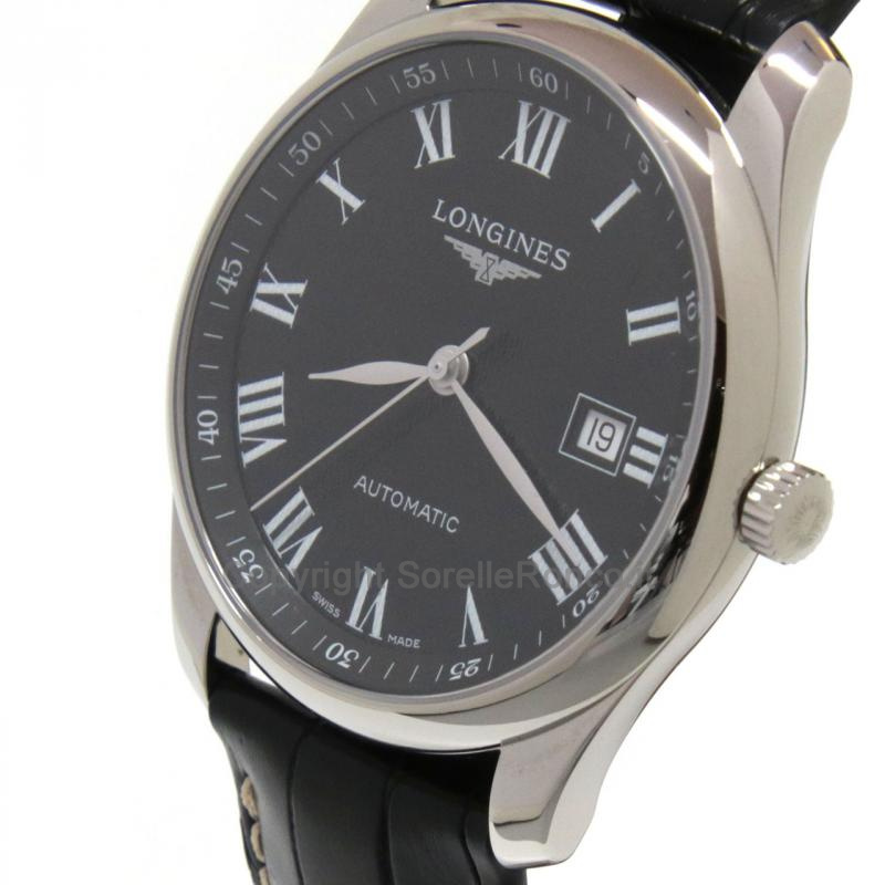 LONGINES MASTER COLLECTION 40MM NERO ROMANI