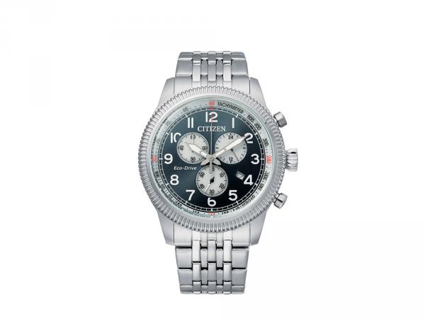 AT2460-89X - Citizen Chrono Of Collection Verde 43mm Acciaio