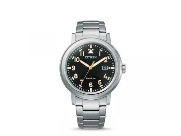 AW1620-81E - Citizen Military Eco Drive Nero 42mm Acciaio