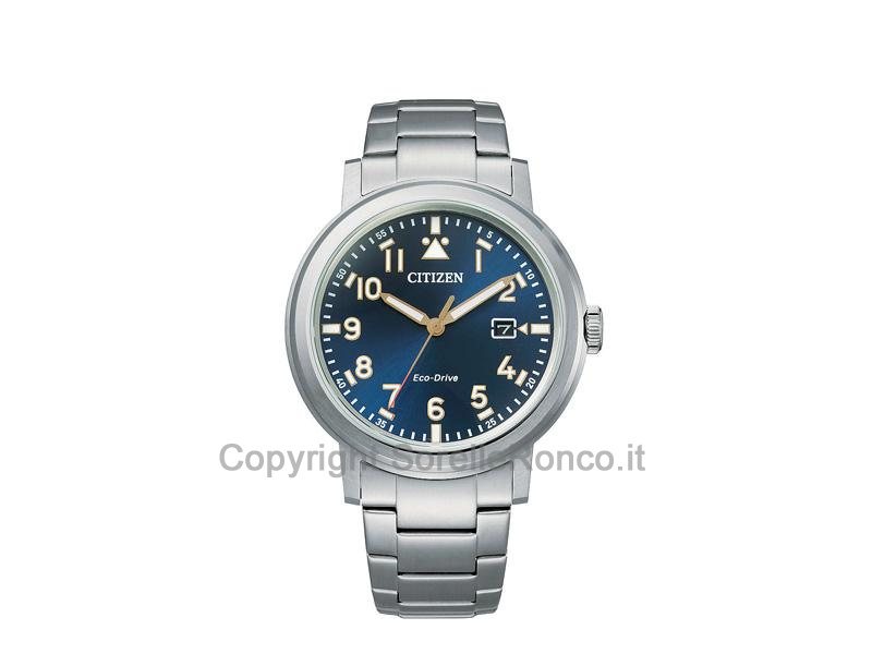 CITIZEN OF COLLECTION ECO DRIVE BLU 42MM ACCIAIO