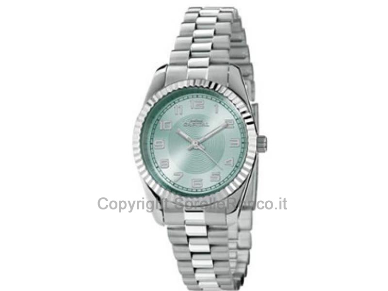OROLOGIO CAPITAL ACCIAIO VERDE 32MM
