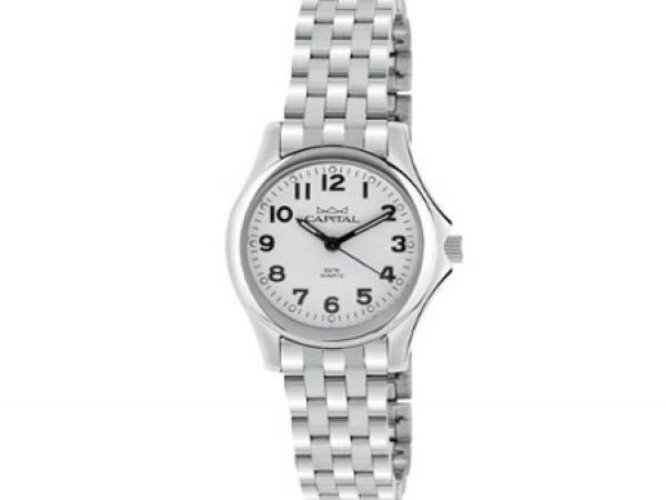 AX158-03 - Orologio Capital Acciaio Bainco Arabi