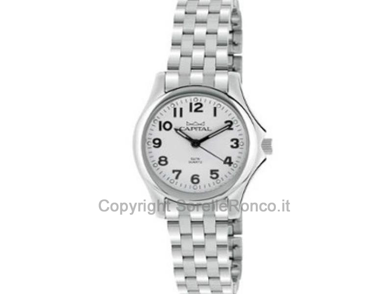 OROLOGIO CAPITAL ACCIAIO BAINCO ARABI
