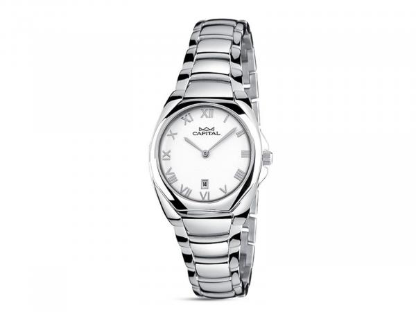 AX712 - Capital Toujours Bianco Acciaio 38mm