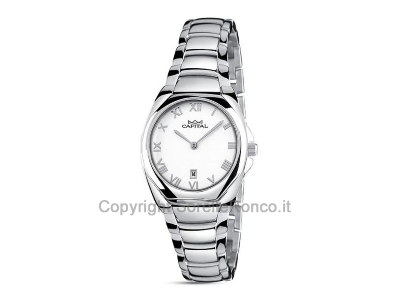 CAPITAL TOUJOURS BIANCO ACCIAIO 38MM
