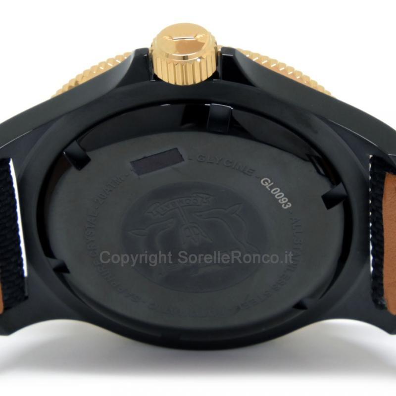 GLYCINE COMBAT SUB STEALTH BRACCIALE TESSUTO 42MM