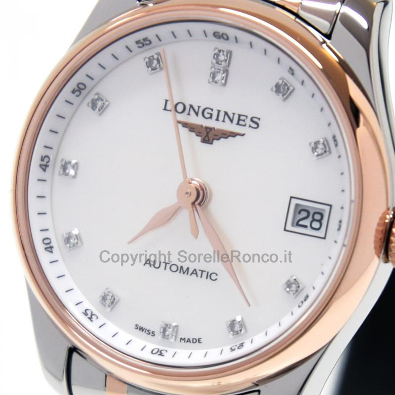 LONGINES MASTER OROROSA 18KT  25MM