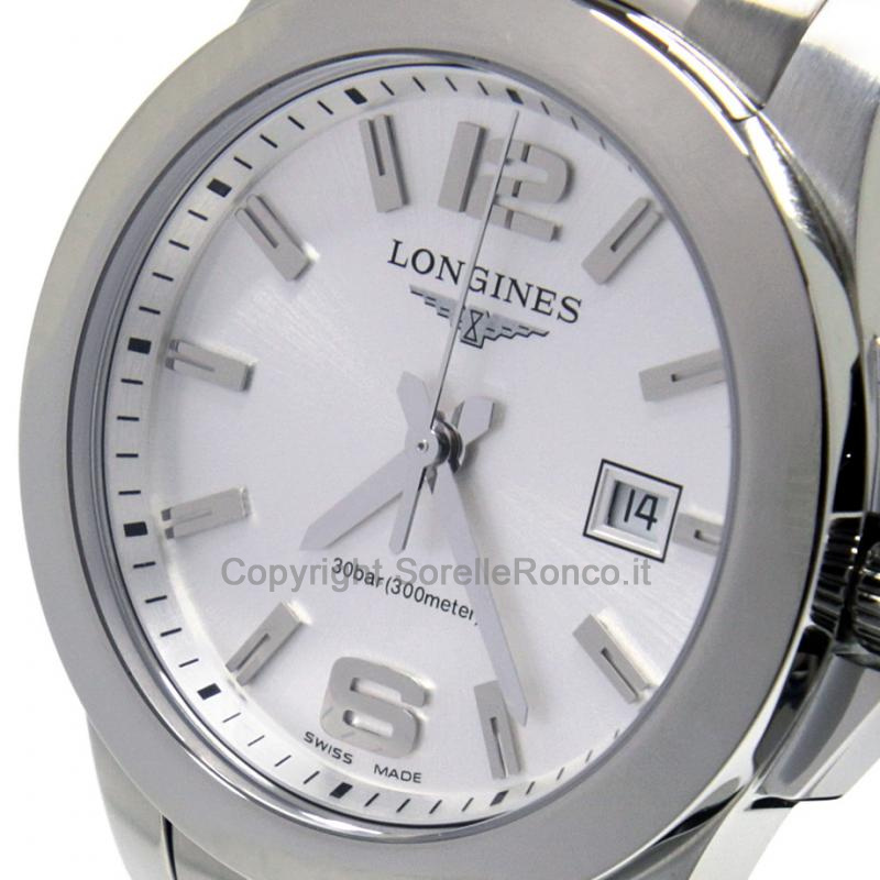 LONGINES CONQUEST LADY SILVER 29,5MM QUARZO