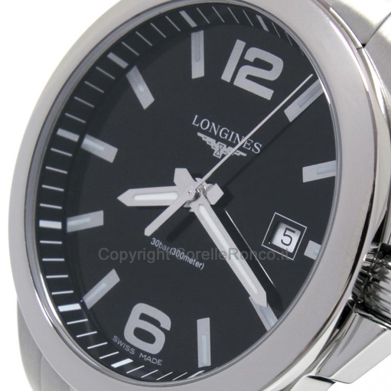 LONGINES CONQUEST QUARZO NERO 41MM