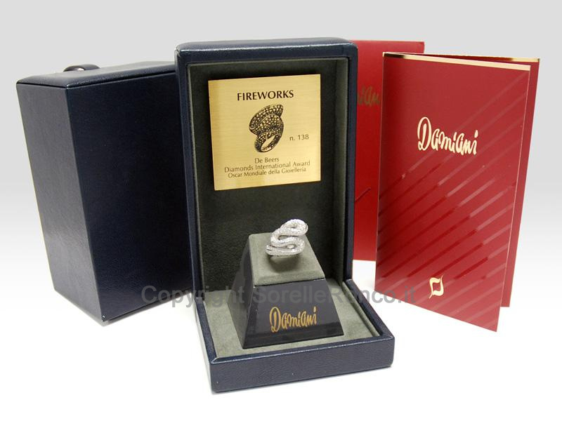 ANELLO DAMIANI FIREWORKS ORO E DIAMANTI