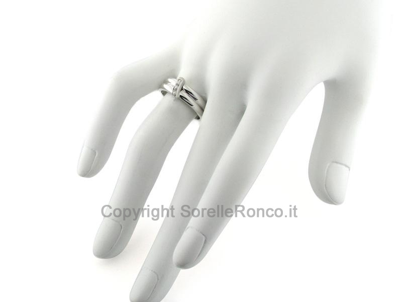 ANELLO ORO CON DIAMANTI BRILLANTI
