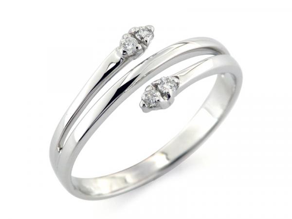CF00709 - Anello in Oro con Diamanti ct. 0.07