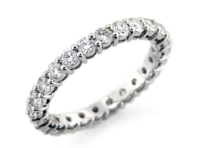 Anello Eternity Oro e Diamanti 1.52 Ct