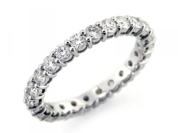CF00716 - Anello Eternity Oro e Diamanti 1.52 Ct