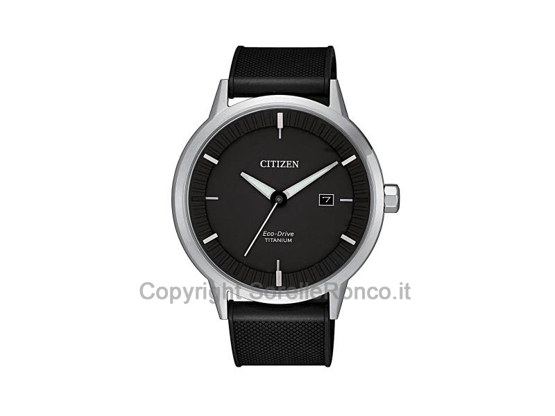 CITIZEN SUPER TITANIO UOMO NERO 41MM