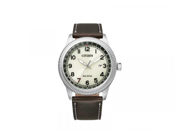 BM7480-13X - Citizen Of Collection Aviator Beige 42mm Pelle