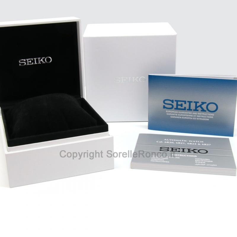 SEIKO PRESAGE 38,3MM SILVER OPEN HEART PELLE