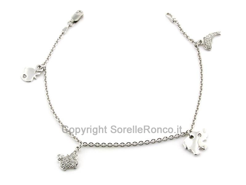 BRACCIALE IN ORO CON CHARMS FANTASIA