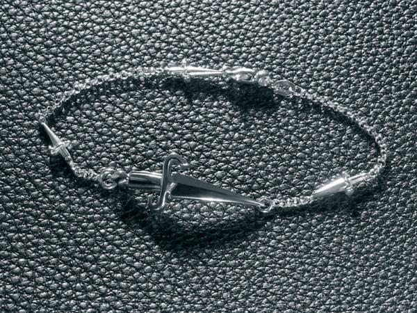 JPBR0266B - Bracciale Cesare Paciotti Argento Rodiato Lucido