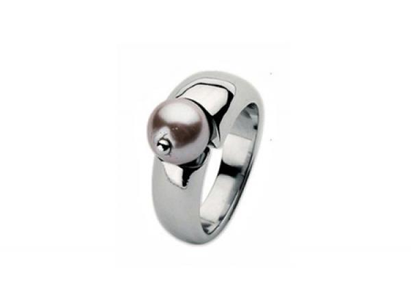 TJ0786 - Anello Breil Stones Acciaio Perla 16