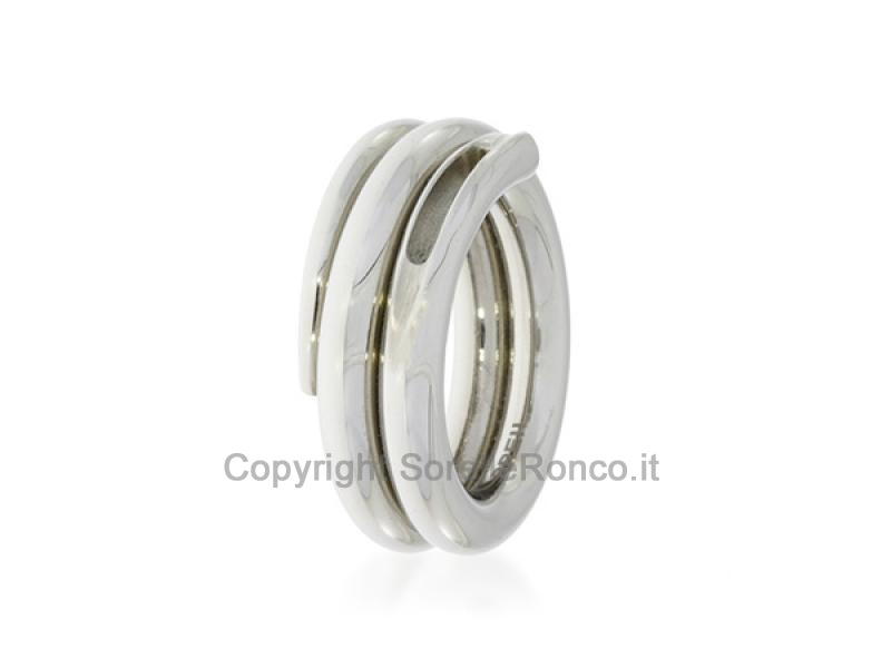 ANELLO BREIL STONES ACCIAIO 20