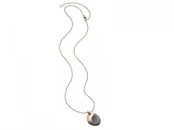 TJ1670 - Collana Breil Sense Of Touch Oro e Grigio 60cm