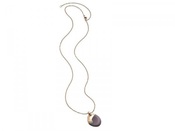 TJ1671 - Collana Breil Sense Of Touch Oro Rosa e Viola 60cm