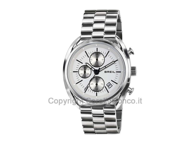 OROLOGIO BREIL BEAUBOURG BIANCO ACCIAIO 42MM