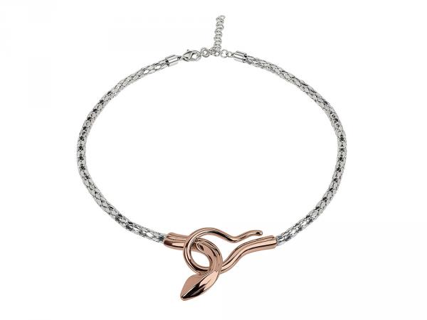 TJ2274 - Collana Breil Snake IP Oro Rosa 39-45cm