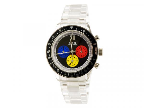 BT0013 - Big Time Crystal Chrono 40mm Multicolor Trasparent