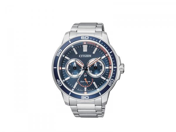 BU2040-56L - Citizen  MARINE 46mm Acciaio/Blu