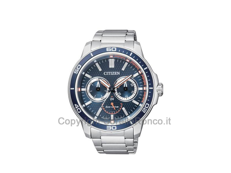 CITIZEN  MARINE 46MM ACCIAIO/BLU