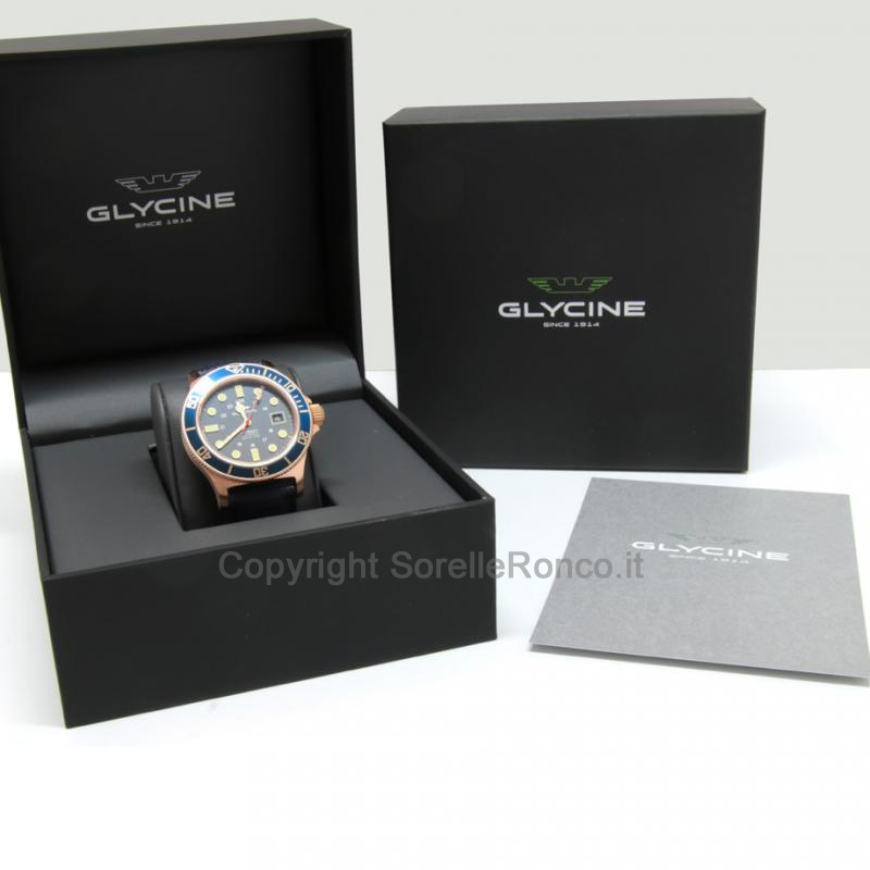 GLYCINE COMBAT SUB BLU 42MM