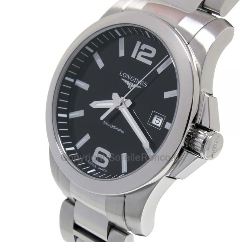 LONGINES CONQUEST QUARZO NERO 41MM