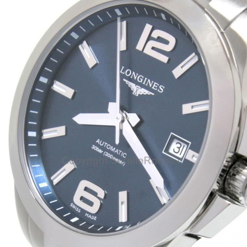 LONGINES CONQUEST ACCIAIO BLU 39MM