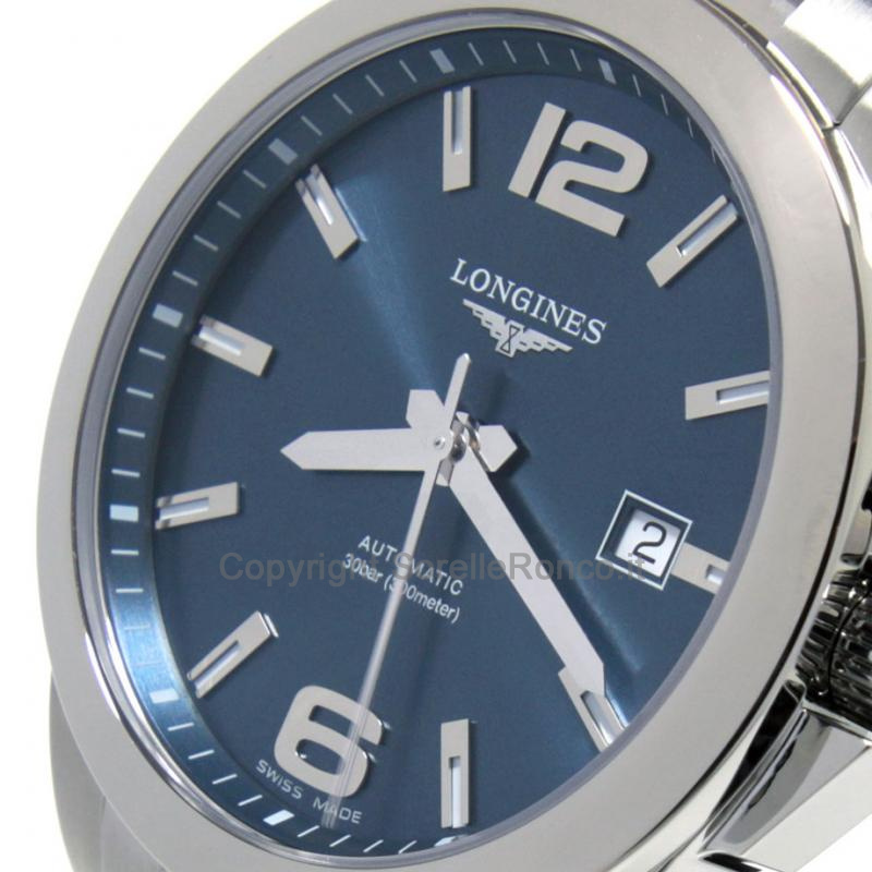 LONGINES CONQUEST ACCIAIO BLU 41MM