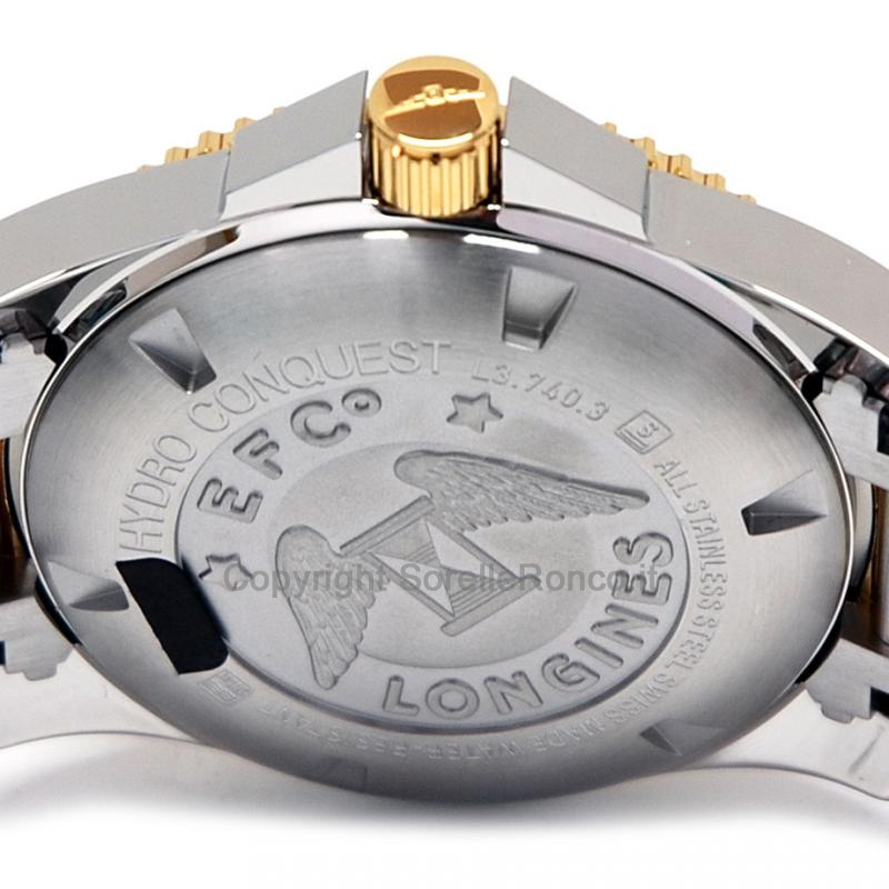 LONGINES HYDROCONQUEST QUARZO BLU 41MM BICOLOR