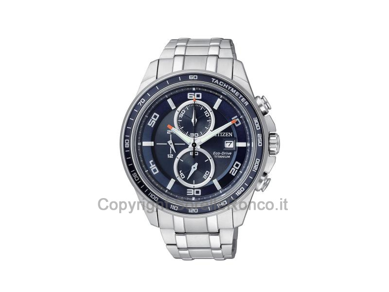 CITIZEN SUPER TITANIUM CHRONO 43MM BLU