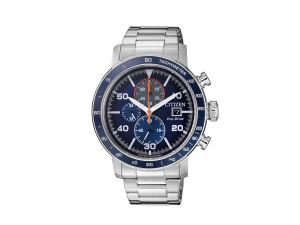 CA0640-86L - Citizen CRONO 44mm Acciaio Lunetta Blu